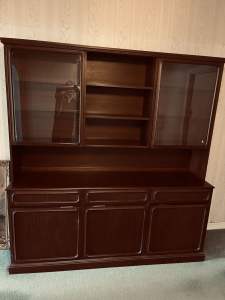 Buffet and hutch wall unit