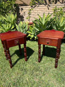 Pair Small Bedside tables