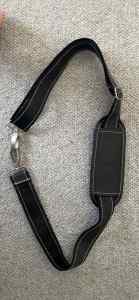 Leather look bag strap
