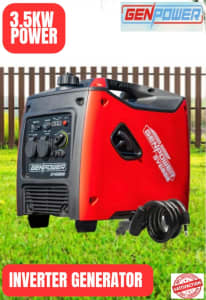 Inverter Generator 3.5KW Power Portable Camping - Limited Stock