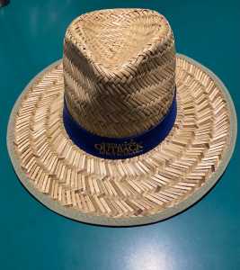 NATURAL STRAW HAT AUSTRALIAN OUTBACK SPECTACULAR
