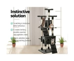 180CM Cat Tree Trees Scratching Post Scratcher Tower Condo House