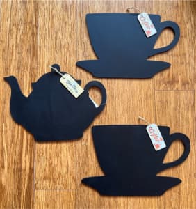 Tea Pot and Coffee Cup Chalk boards