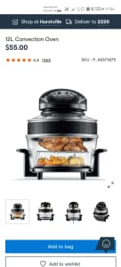 Kmart 12L convection oven with a bonus oven tray!