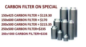 HYDROPONIC CARBON FILTERS