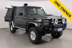 2019 Toyota Landcruiser VDJ79R GXL (4x4) Graphite 5 Speed Manual Double Cab Chassis