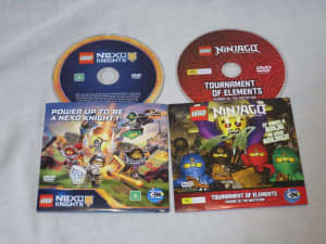 Lego Nexo Knights and Ninjago DVDs