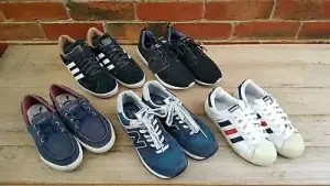 Lacoste shoes, Adidas sneakers, Le coq runners etc. in size 9 and 8.5