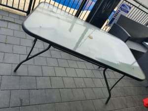FREE Outdoor table with glass top