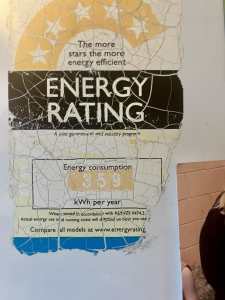 HUGE ALL FRIDGE 370litre 5 STAR energy rating Westinghouse