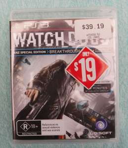 PS3 Sony PlayStation 3 Game: Watch Dogs