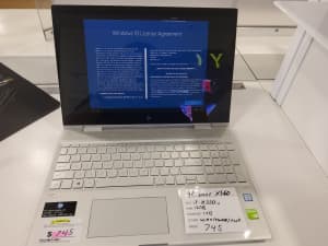 HP envy x360 with charger. 1-653559