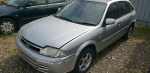 Silver wagon kn kq ford laser wrecking