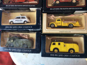 LLEDO VANGUARDS DIECAST MODELS POLICE FIRE NEW BOXES 