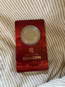2024 Year of the dragon 50 cent coin