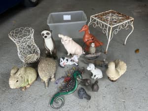 GARDEN ORNAMENTS VARIOUS PRICES $3- $12 EACH!! NEW ONES ADDED!!