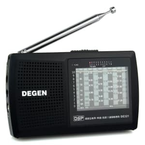 DEGEN DE321 Pocket Radio AM/FM/SW FM STEREO High Quality Sound