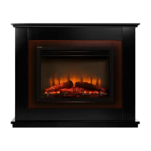 Devanti 2000W Electric Fireplace Mantle Portable Fire Log Wood Heater 
