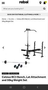 Complete Home Gym package. Like NEW!