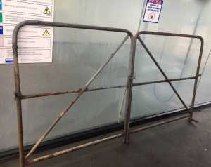 FARM GATES One Pair Galvanised Steel Frames Double Opening