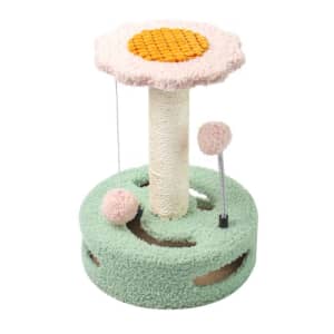 Pinkflower Cat Tree Tower Scratcher Toys...