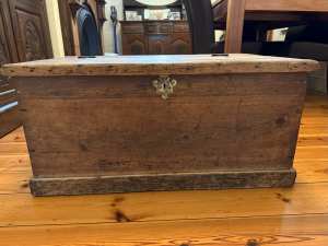 Large Antique Wooden Box
