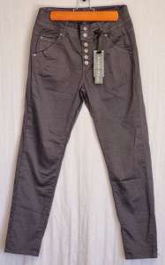 Designer BIANCO womans cotton pants jeans look size 14