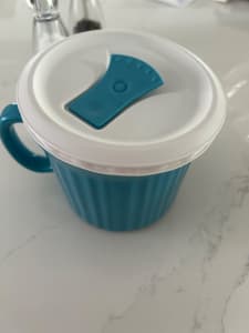 corningware soup cup with lid 