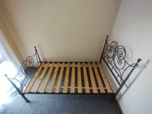 Freedom King Single Wrought Iron Bed Frame