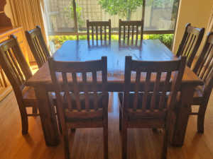 8 Seater Dining Table & Chairs