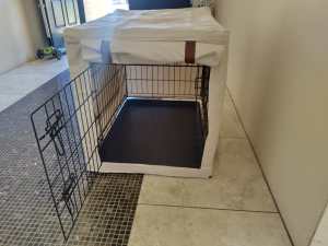 Wired Dog Crate with Cover