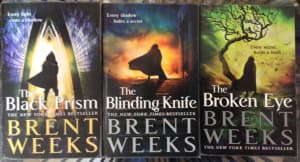 Brent Weeks Lightbringer 1-3, Black Prism Blinding Knife Broken Eye