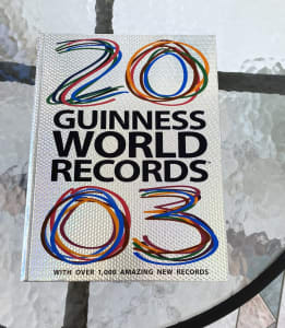 Guinness World Records 2003 Illustrated Hardcover Interesting Facts