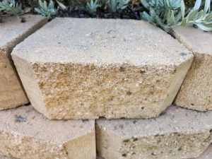 Cream Retaining Wall Blocks - approx 85 blocks