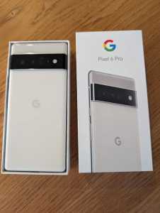 Pixel 6 Pro (used like new in Excellent used condition) White Colour