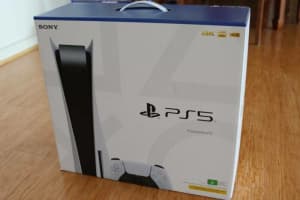 PS5 Disc Console Brand New Unopened with Big W Receipt