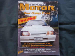 Modern Motor Oct 1984 - Brock Commodore SS HDT Group 3.