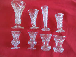 Bulk lot of various sizes glass vase - $40 the lot