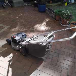 Lawn Mower with Grass catcher in running condition