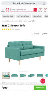 JAZZ 2 seater sofa 