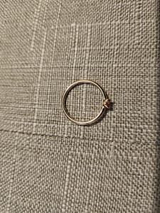 Rose gold pandora ring