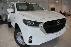 2022 Mazda BT-50 TFR40J XS 4x2 Ice White 6 Speed Sports Automatic Cab Chassis
