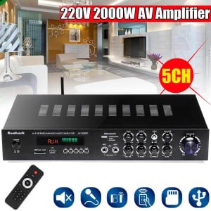 New SUNBUCK AV-628BT Bluetooth Sound Power Amplifier 2000W 220V HiFi S