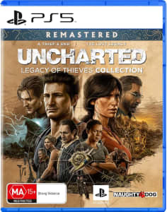 Uncharted ps5 game excellent condition