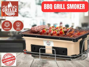 Japanese Ceramic BBQ Grill Smoker Tabletop Charcoal - Limited Stock