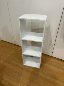 White 3 tier white shelf
