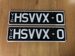 Holden HSV number plates