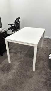 White Study / dinning table