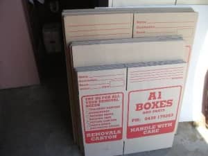 PACKING / MOVING BOXES 20 NEW $68.50 LESS $25 REFUND IF RETURNED