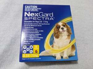 NexGard Spectra Dog 3.6-7.5KGS